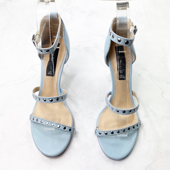 [Steve Madden] Blue Stud Strap Heels